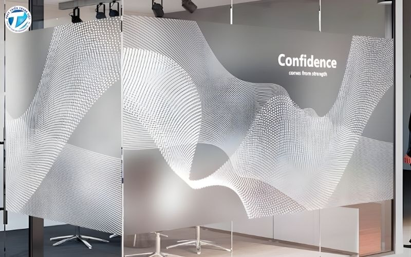 Decal lưới giúp giảm nắng - hạn chế hấp thụ nhiệt